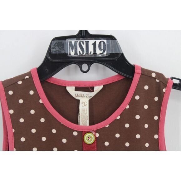 MATILDA JANE Size 8 FULL BLOOM MIXED PRINT SARA TOP Heart to Heart NWT - Picture 7 of 13